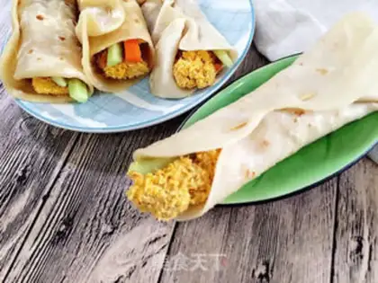 Make Chicken roll step 16