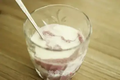 Make Blueberry coconut milkshake step 15