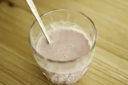 Make Blueberry coconut milkshake step 16