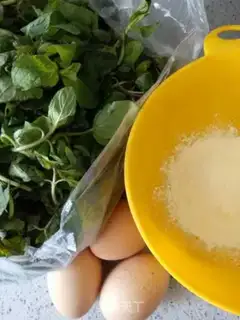 Make Mint omelet step 0