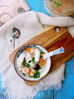 Make Shrimp congee step 6