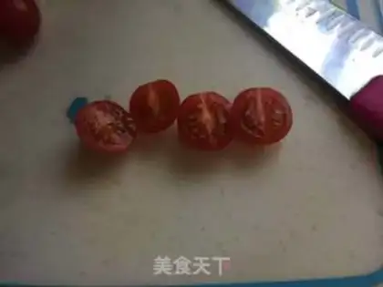 Make Oiled tomatoes step 1