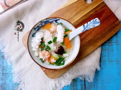 Make Shrimp congee step 8