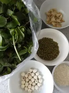 Make Mint porridge step 0