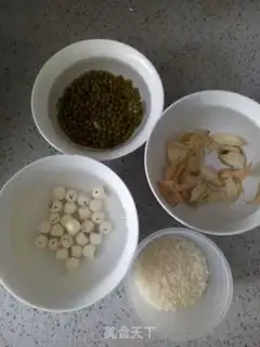 Make Mint porridge step 1