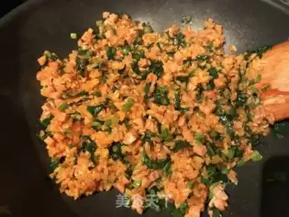 Make A hunahpu bag of Korean fried rice step 4