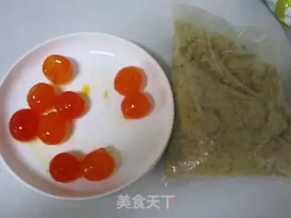 Make Salted egg yolks step 1