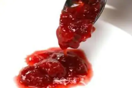 Make Big granule strawberry sauce step 7