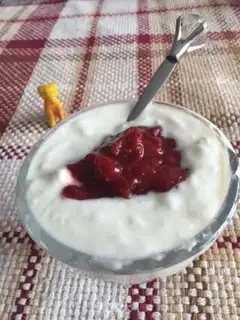 Make Big granule strawberry sauce step 8