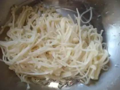 Make Plum mushrooms step 5