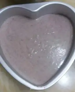 Make The red bean porridge mousse cake step 5