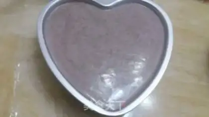 Make The red bean porridge mousse cake step 6
