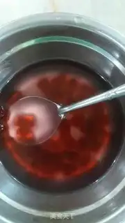 Make The red bean porridge mousse cake step 7