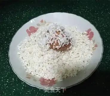 Make Lian Pork Pearlball step 6