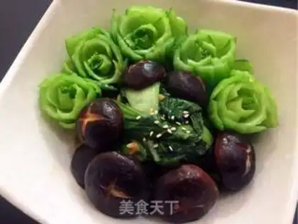 Make Flower mushrooms step 1