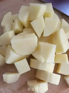 Make Potato chicken step 1