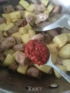 Make Potato chicken step 6