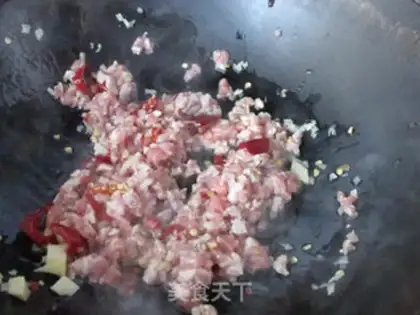 Make The meat and pearls step 6