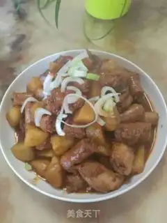 Make Potato chicken step 9