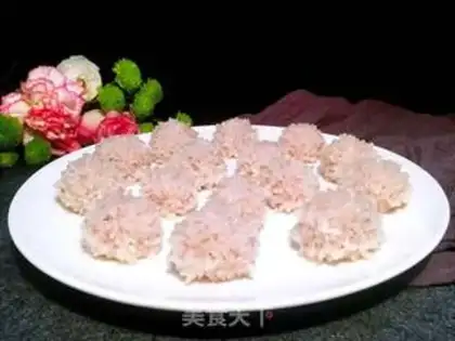Make Pearl rice balls step 9