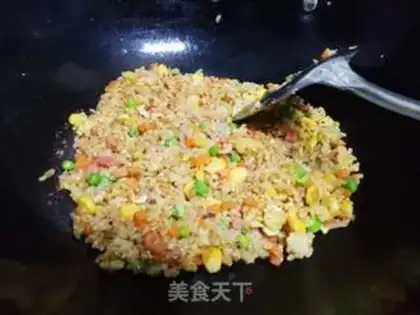 Make Pineapple rice step 7