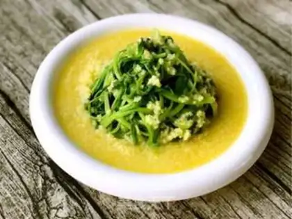 Make Gold soup, rice chowder step 10