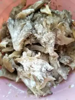 Make Blow mushrooms step 2