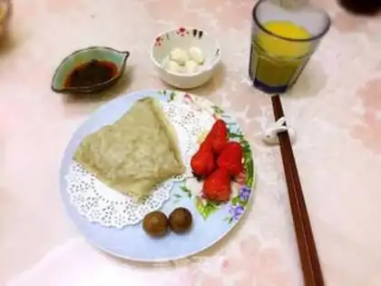 Make Home tofu roll step 16