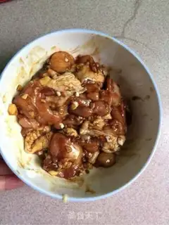 Make Frozen chicken string step 1