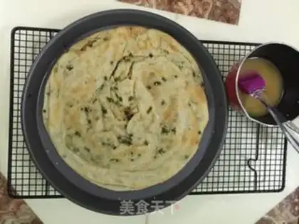 Make Onion cake step 12