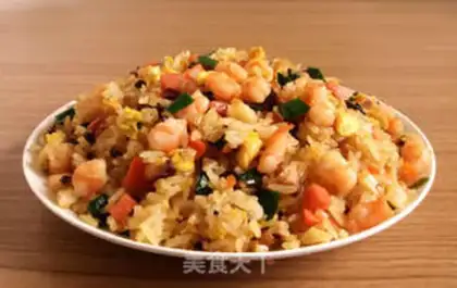 Make Shrimp egg fried rice step 10