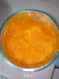 Make Pumpkin buns step 1