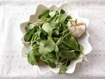 Make Garlic maran head step 1