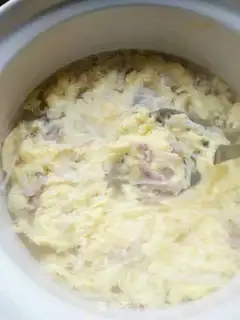 Make Maran head, egg curd soup step 7