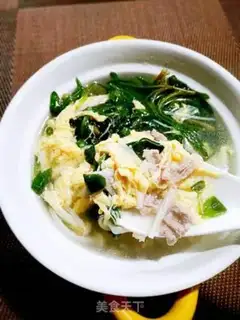 Make Maran head, egg curd soup step 10