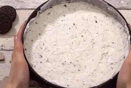 Make Olio cheesecake step 7