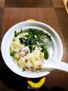 Make Maran head, egg curd soup step 12