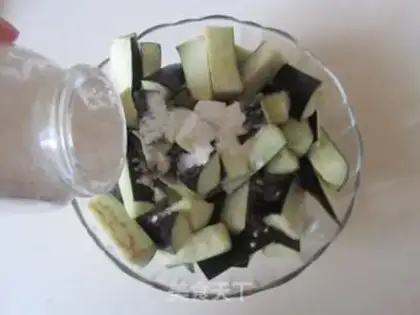 Make Salt fish eggplant step 4