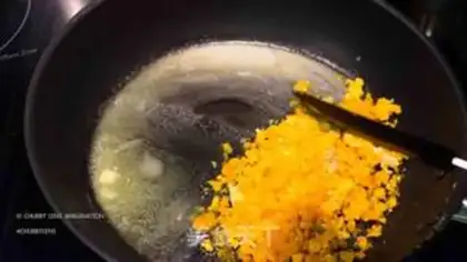 Make Gold Sand Angel step 5