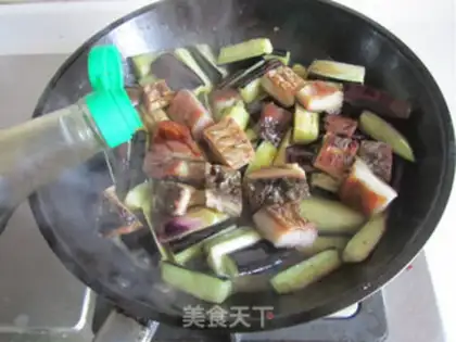 Make Salt fish eggplant step 7
