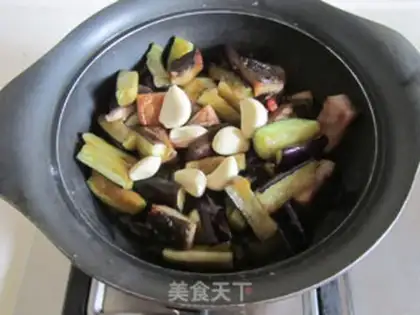 Make Salt fish eggplant step 9