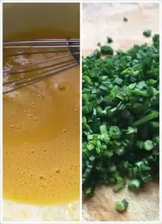 Make Garlic egg rolls step 2