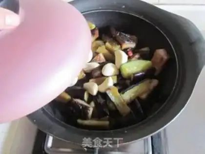 Make Salt fish eggplant step 10