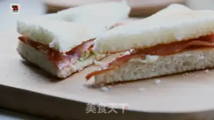 Make Butter bacon sandwich step 17