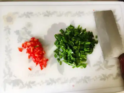 Make Cream corn fried rice step 1