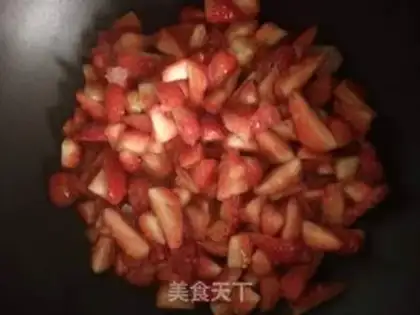 Make Strawberry sauce step 4