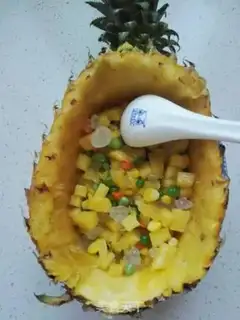 Make Sour pineapple step 1