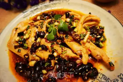Make Spicy goose palms step 4