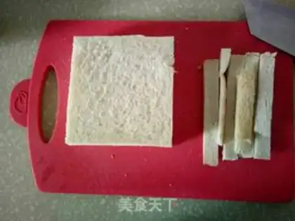 Make Bread egg rolls step 1