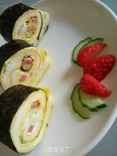 Make Bread egg rolls step 9